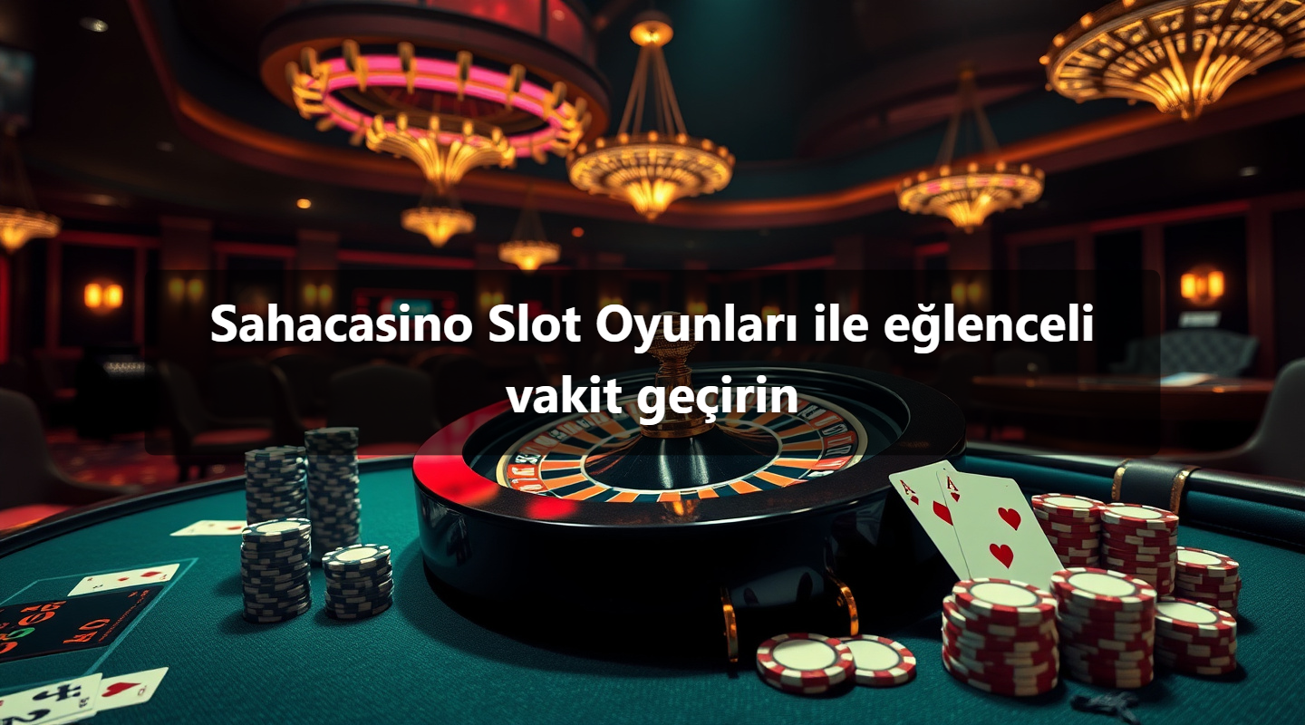 Sahacasino Slot Oyunları ile eğlenceli vakit geçirin